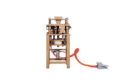 Máy đột dập nhôm Việt pháp, hệ 55 vát cạnh – 14 dao hơi4